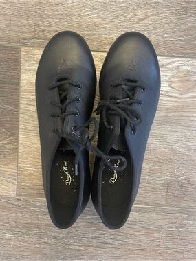Bloch Black Lace-Up tap shoes EUC size 6